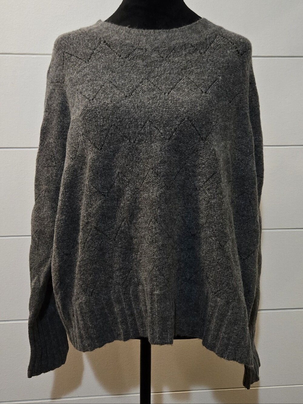 A Loves A Gray Sweater